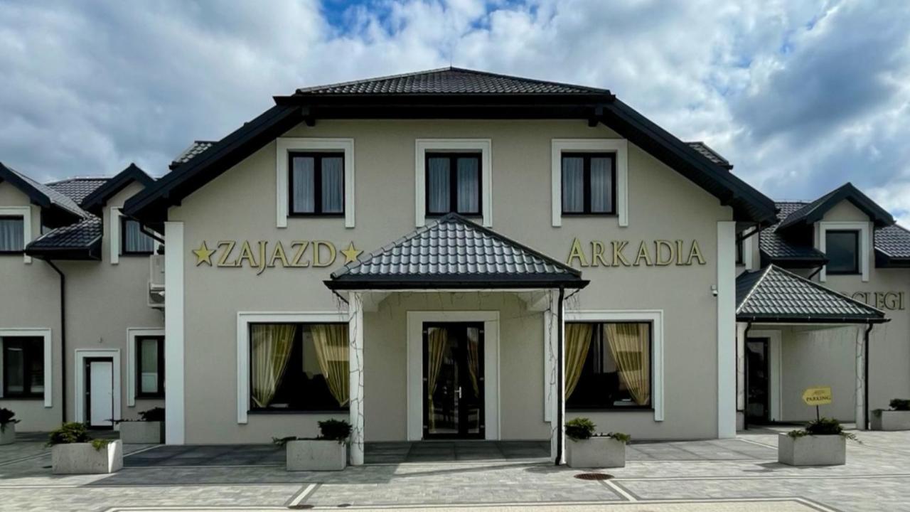 Zajazd Arkadia Hotel Siemiatycze Exterior foto